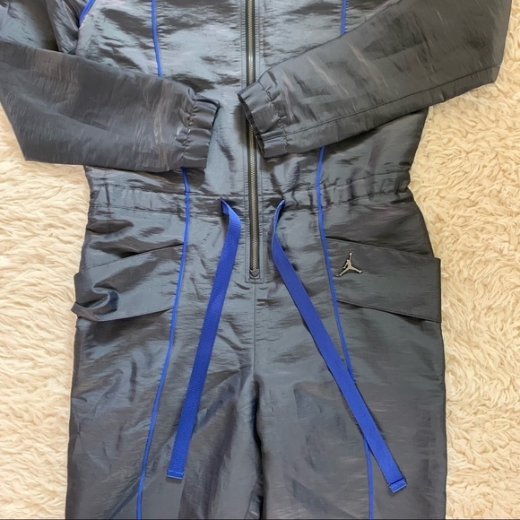 Revolve Jordan NWT Sisterhood Flight Suit in Black & Hyper Royal XS Standard Fit - Picture 9 of 16